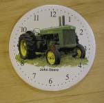 John Deere Tractor V1 Clock