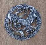 Pot Pourri Lid - Bird & Ribbon